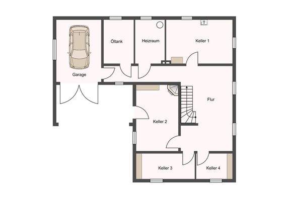 Grundriss Untergeschoss 