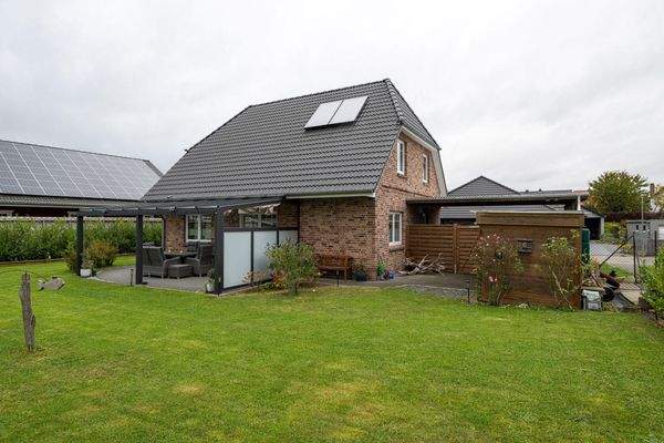 Rückansicht des Hauses