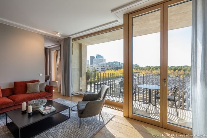 Be the first! Luxury city apartment with an amazing view over the Tiergarten and furnished to the highest level