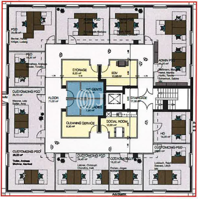 Grundriss 1.OG - Haus C - 521 