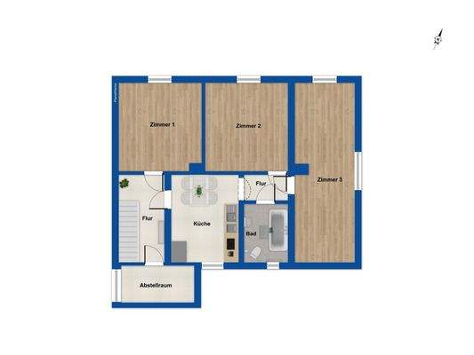 Grundriss Obergeschoss