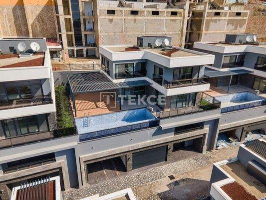 Detached Villas with Sea and Castle Views in Bektaş Alanya