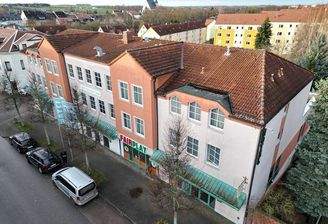 Blick auf das Gebäude