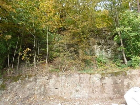 Felsen an Grenze