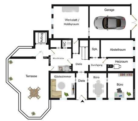 Grundriss Erdgeschoss