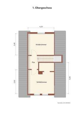 Grundriss Obergeschoss