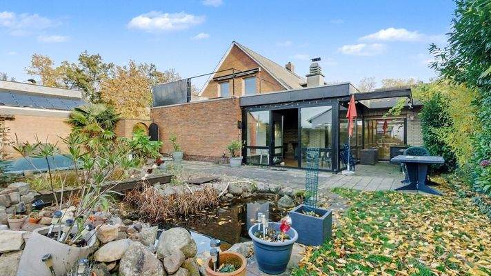 Ansicht Anbau und Wintergarten