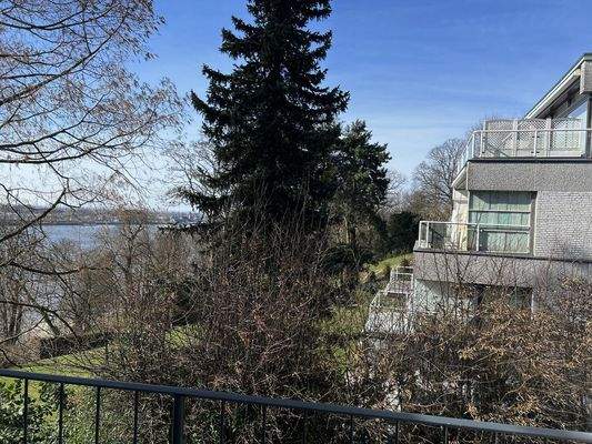 Blick vom Westbalkon