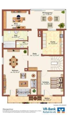 Grundriss Obergeschoss