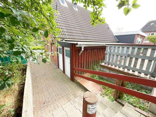 Treppe vom Bahnsteig