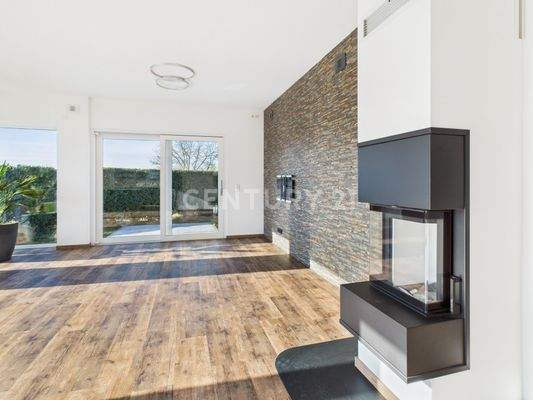 Blick zur zweiten Terrasse