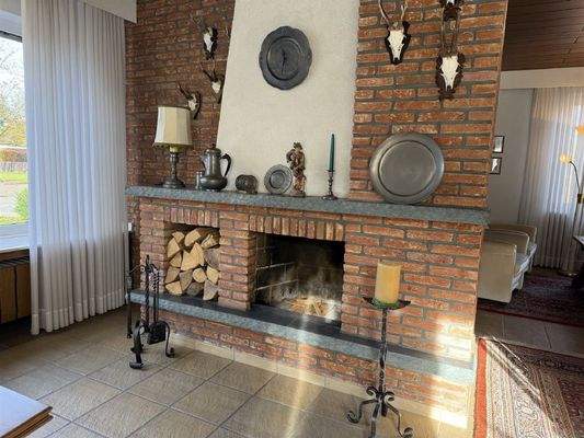 Kamin im Wohnraum