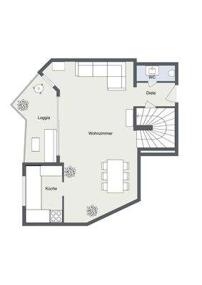 Grundriss Obergeschoss