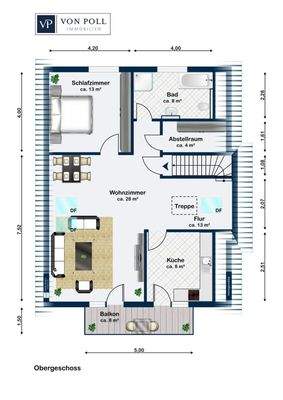 Grundriss Obergeschoss