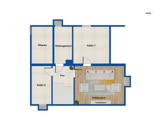 Grundriss - Kellergeschoss