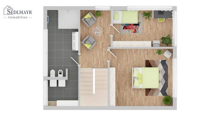 Grundriss OG -  Genehmigter Bauantrag_