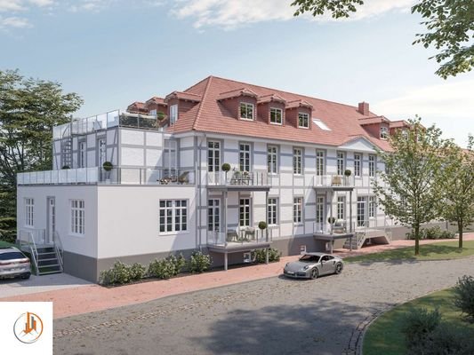Parkresidenz Bad Rehburg - Incasa Immobilien-Bsp. Visualisierung Kreuzplatz
