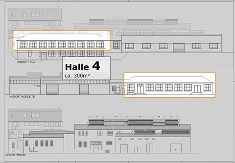 Solingen / Höhscheid Halle, Solingen / Höhscheid Hallenfläche