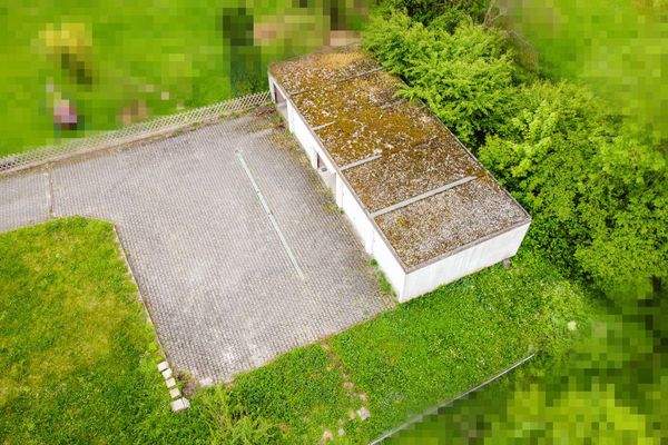 Drohnenansicht Garage