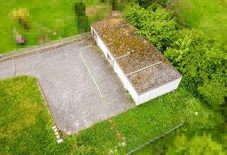 Drohnenansicht Garage