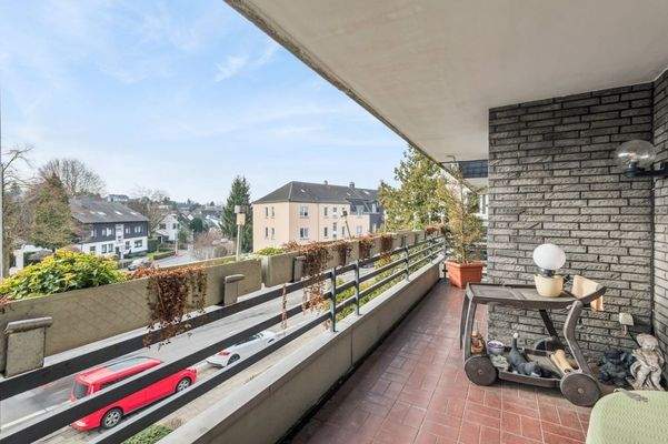 Loggia am Wohnzimmer