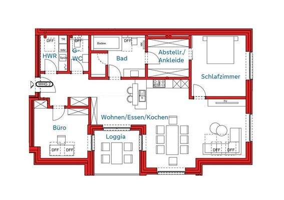 Wohnung 02 - 129,07 m²