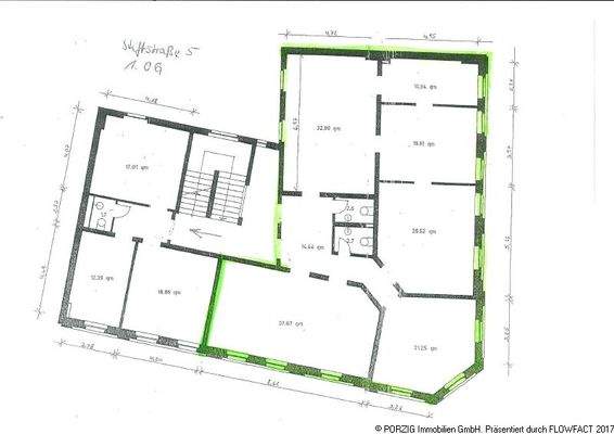 Grundriss Stiftstraße 5, 1 OG