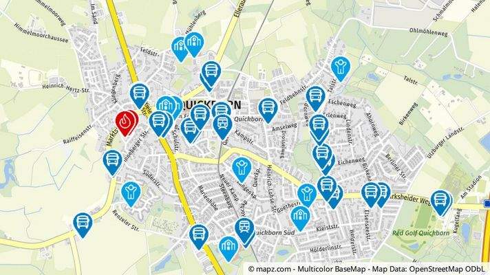 Geolyzer Kartenausschnitt