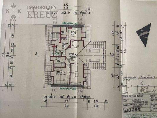 Grundriss Dachgeschoss