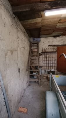 Garage Aufgang zum Heuboden