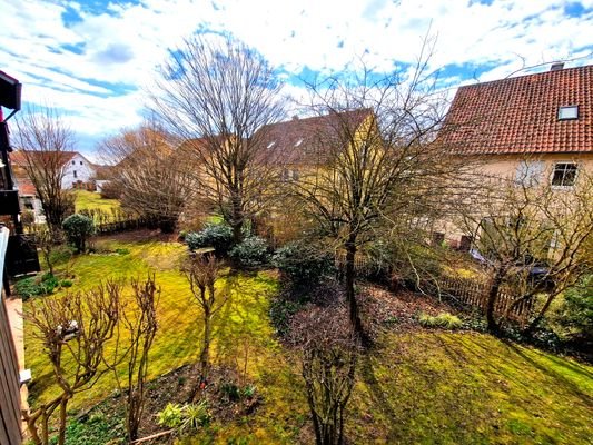 Blick in den Gemeinschaftsgarten