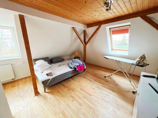 Raumansicht im Dachgeschoss