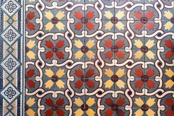 Eingangsdiele, Fliesen