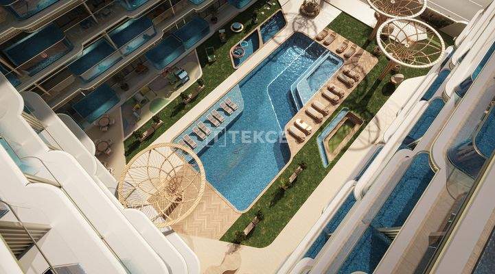 Investment Apartments with Private Pool and Balcony in Arjan Dubai