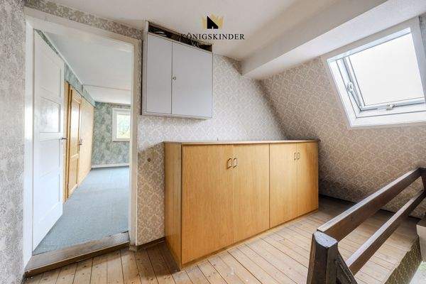 Obere Etage des Hauses. 