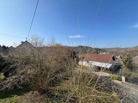 Fernblick vom kleinen Balkon