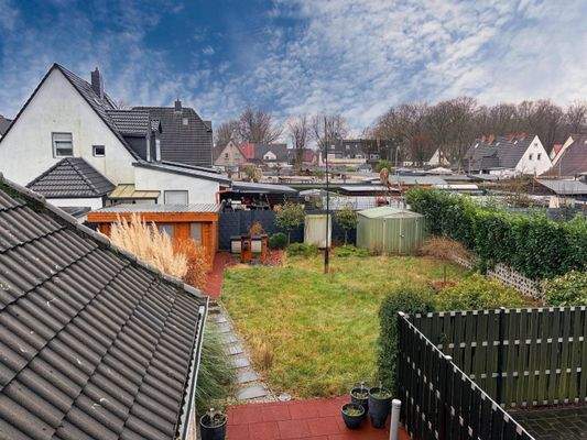 Blick aus dem Ankleidezimmer