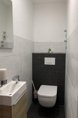 neugestalteter Toilettenbereich