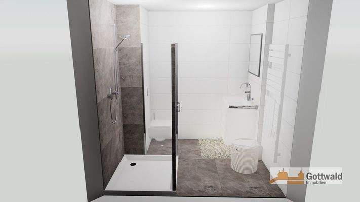 zweites Badezimmer DG