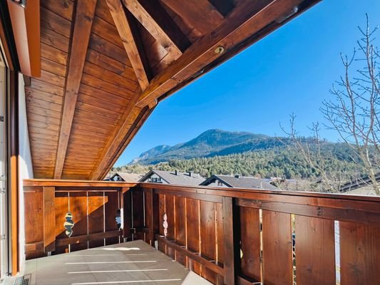 Blick vom Balkon Dachgeschoss Richtung Osten