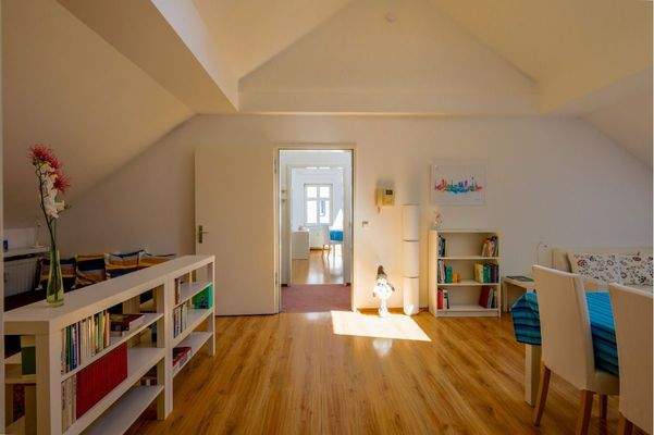 Blick linke Einheit Richtung rechte Einheit