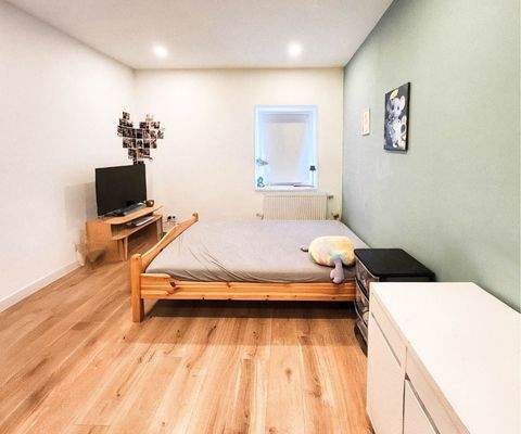 Das zweite von insgesamt drei Schlafzimmern