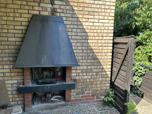 Offener Kamin Terrasse