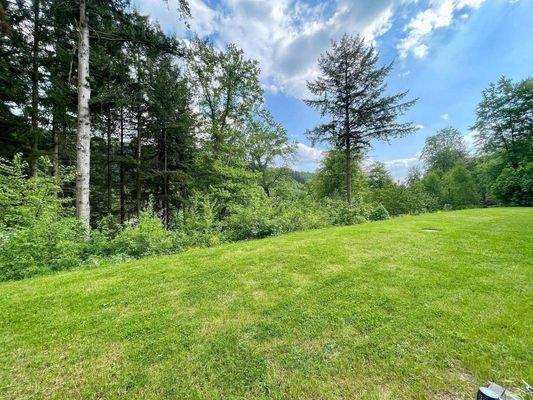 Terrasse mit Grünblick