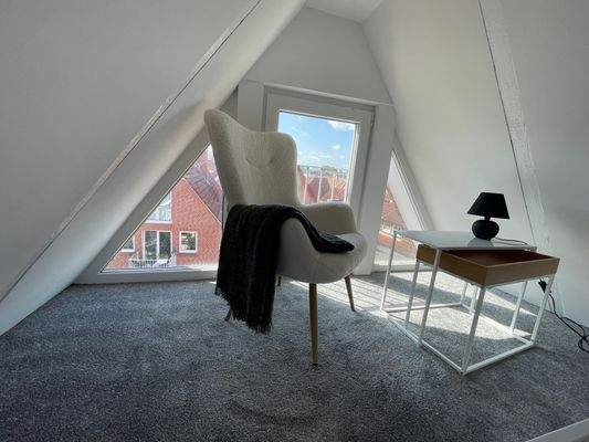 Lesebereich Schlafboden