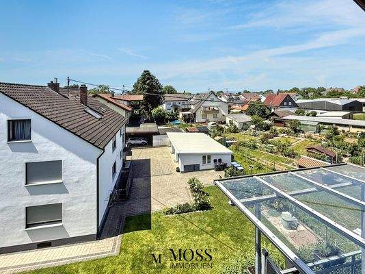 Blick aus dem Schlafzimmer