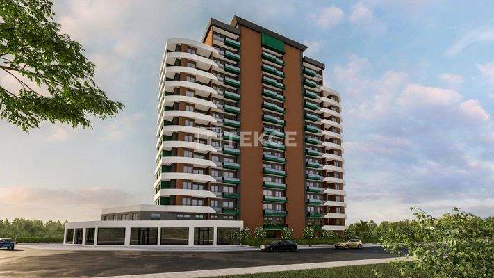 Apartments For Sale in Advantageous Location in Mersin Tece