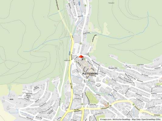 Geolyzer Kartenausschnitt