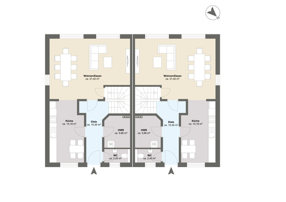 Grundriss Erdgeschoss