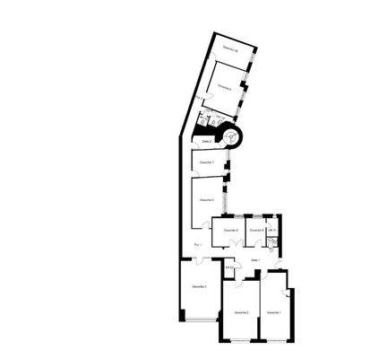Grundriss 4.OG mit ca. 263 m²